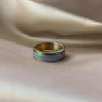 Rainbow Moon Dust Ring