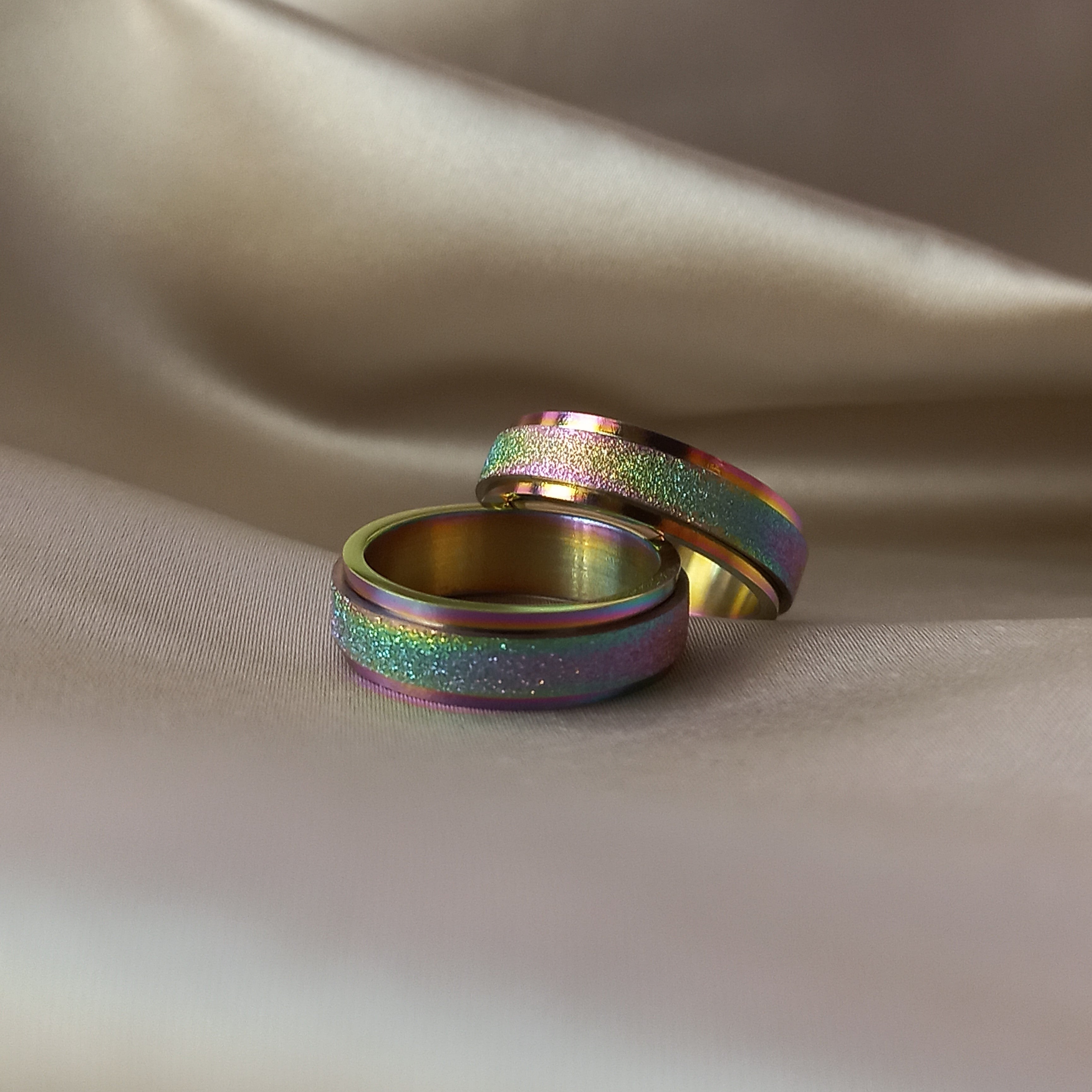 Rainbow Moon Dust Ring