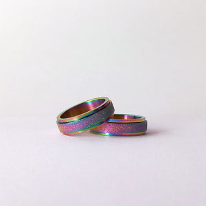 Rainbow Moon Dust Ring