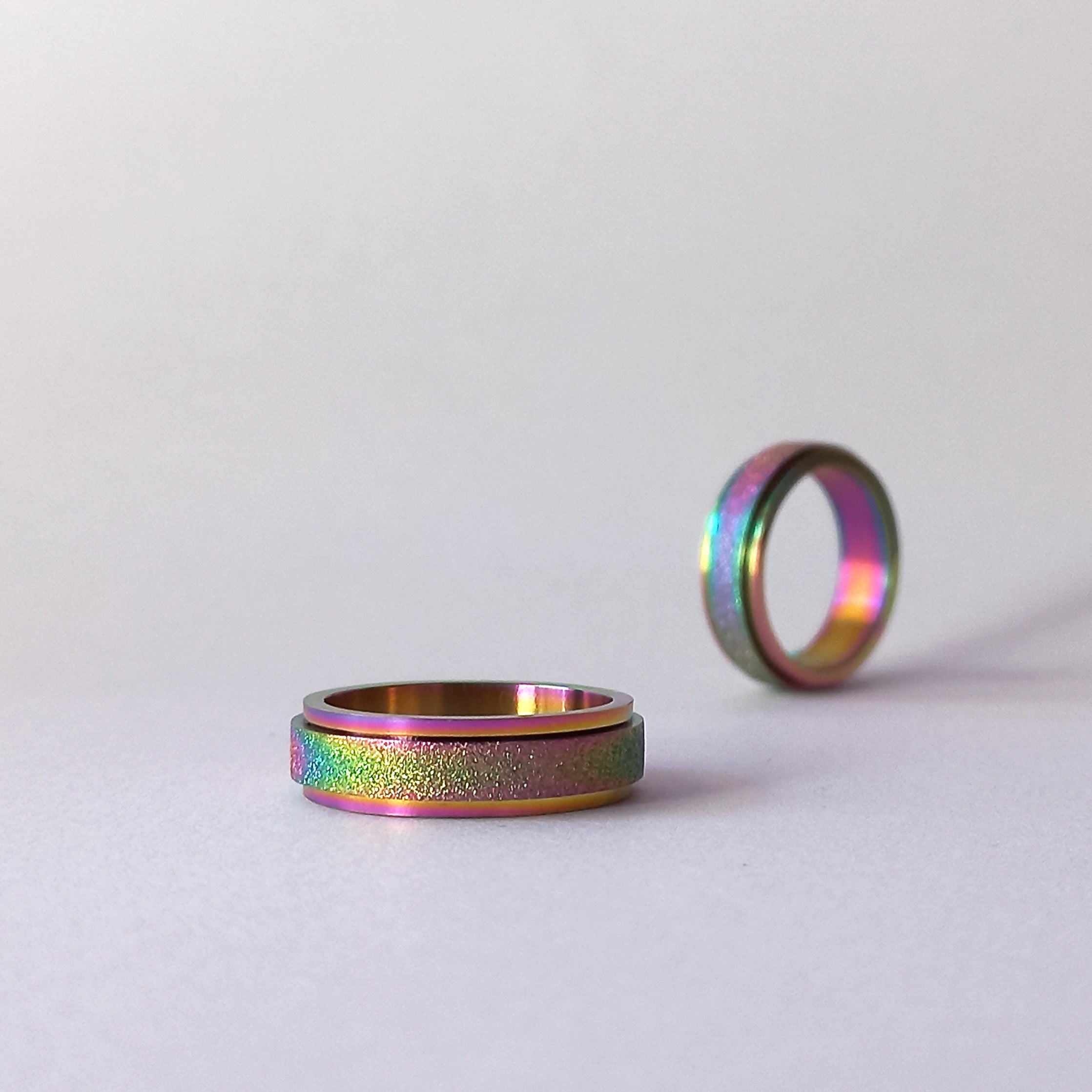 Rainbow Moon Dust Ring