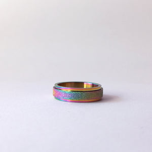 Rainbow Moon Dust Ring