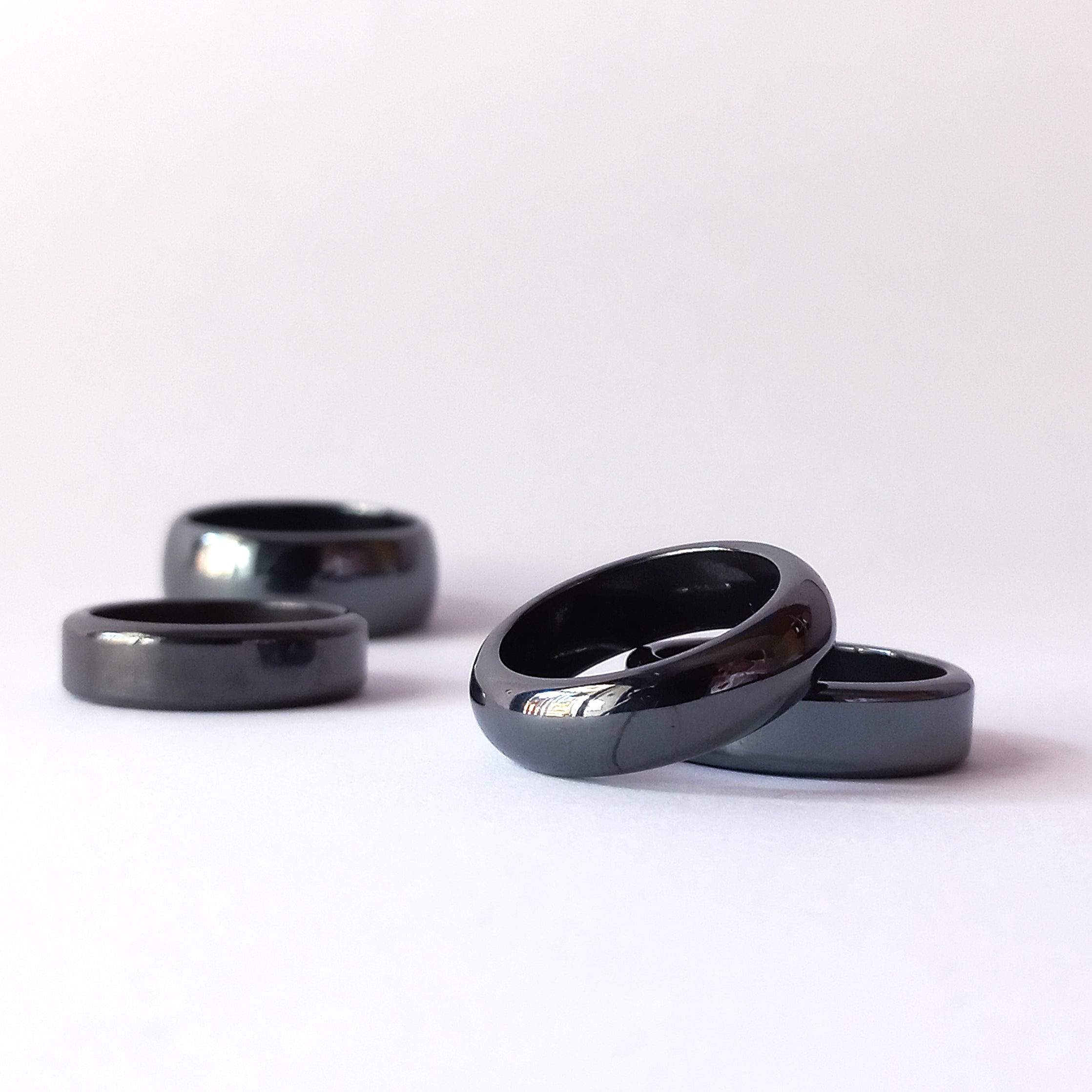 Hematite Rings